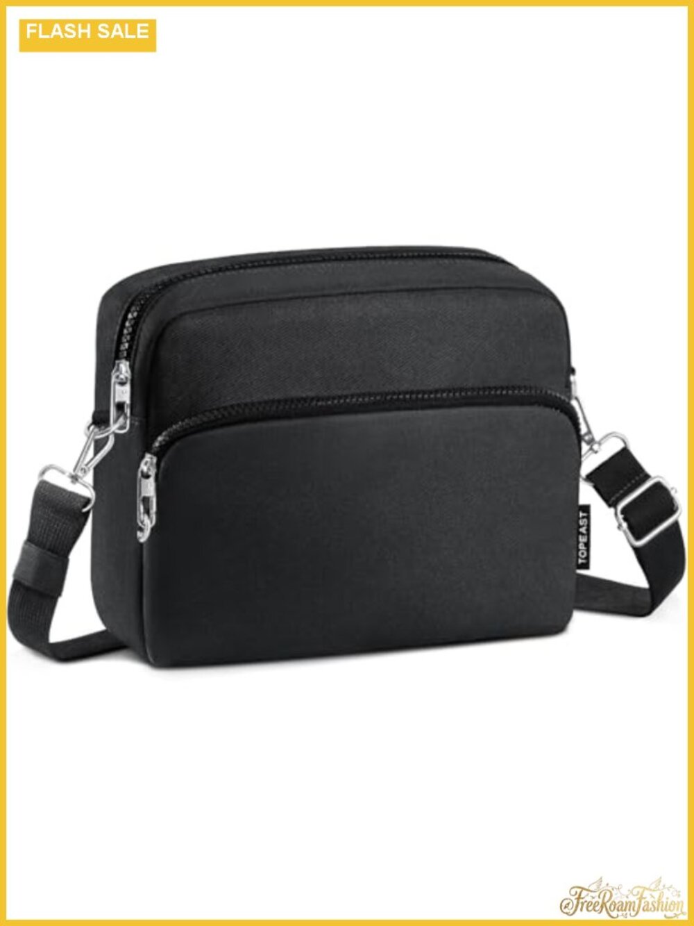 Anti-Theft Crossbody Travel Bag RFID Water-Resistant Shoulder Bag